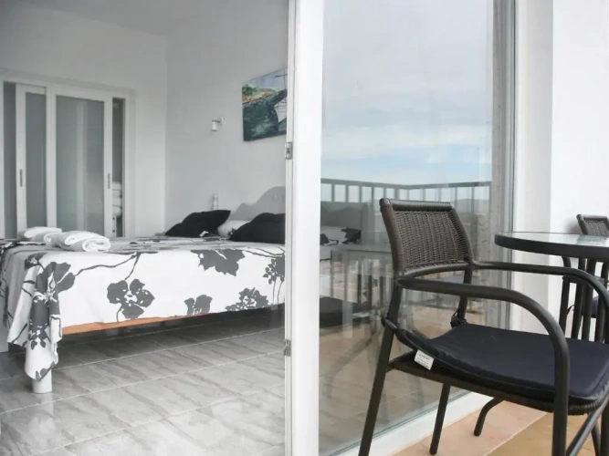 Superior Twin room with balcony and with sea view