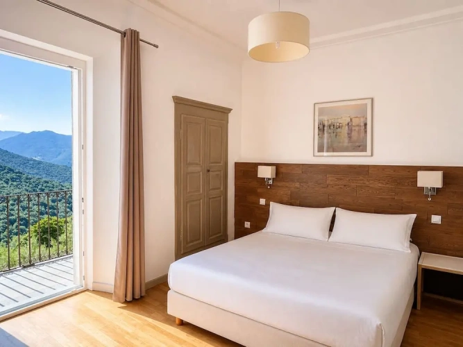 Family Suite with balcony and with mountain view