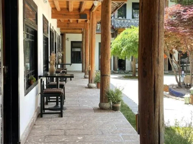 Outside