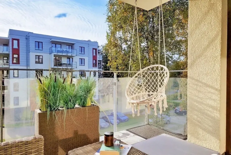 1 Bedroom Family Apartment with balcony and with pool view