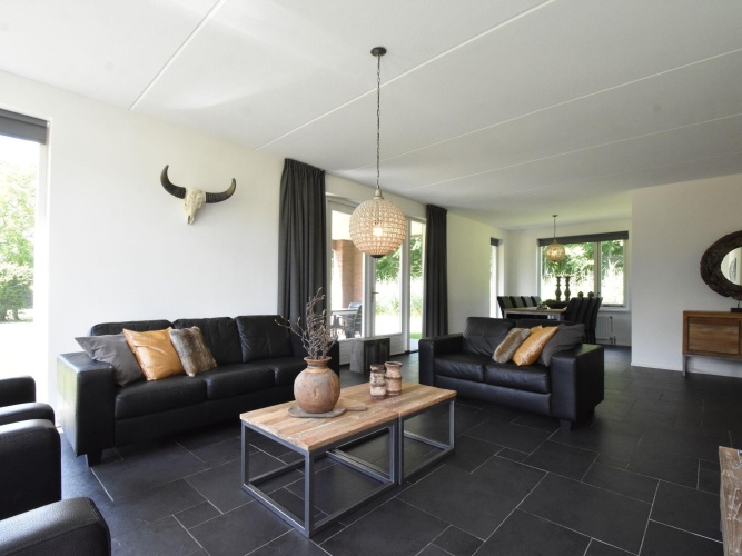 Beautiful holiday home with attractive interior and large sunny garden.
