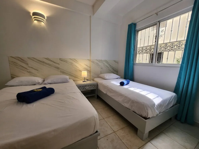 Secure 3-pers Apartment Close to the Beach