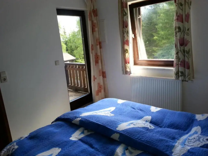 Fichtenblockhütte