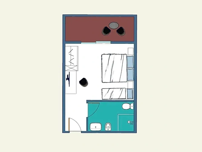 Superior room with balcony
