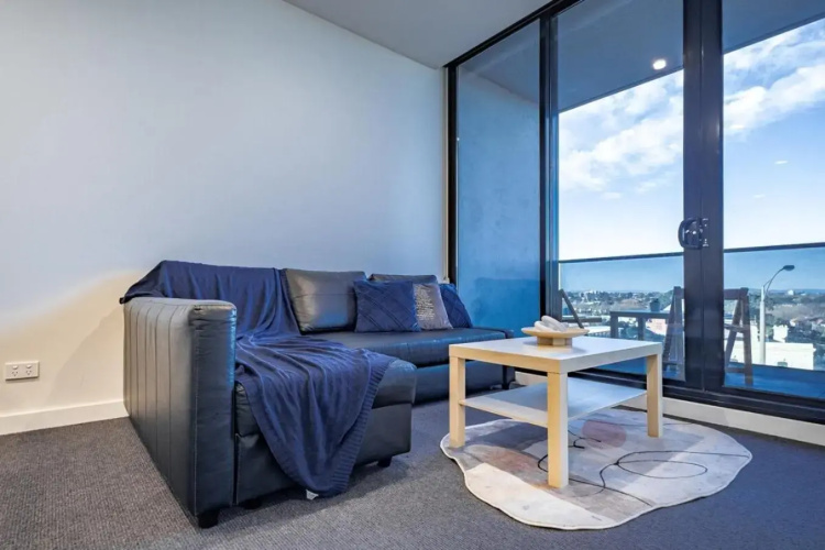 St Kilda 2BR2BA +Balcony +view+workstation+ car