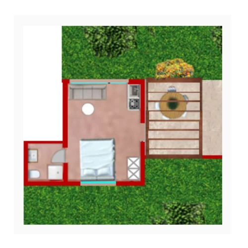 Classic Studio with garden view