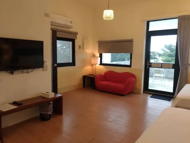 Standard Quadruple room with balcony and with sea view