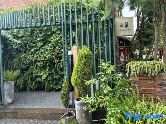 Outside