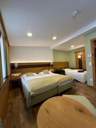 Standard Triple room with balcony and with garden view