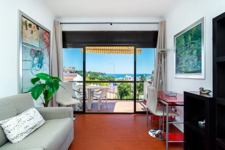 1 Bedroom Apartment with balcony and with partial sea view