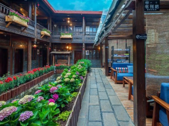 Outside