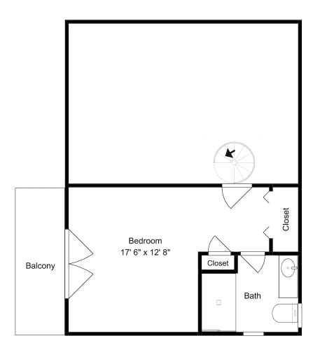 3 Bedrooms Cottage with balcony