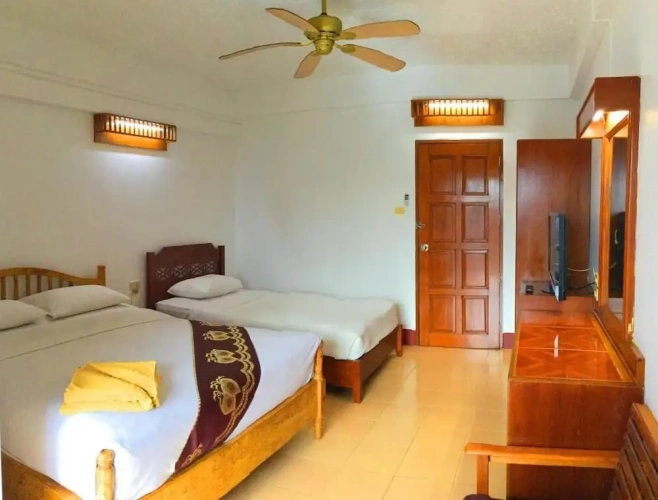 Superior Twin room with balcony and with city view