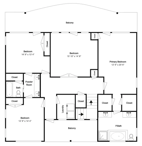 6 Bedrooms Studio