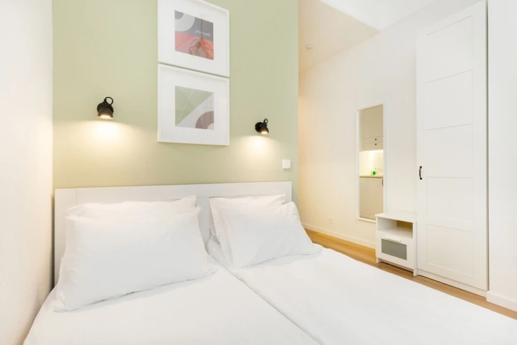 Comfort Double Apartment with balcony and with garden view