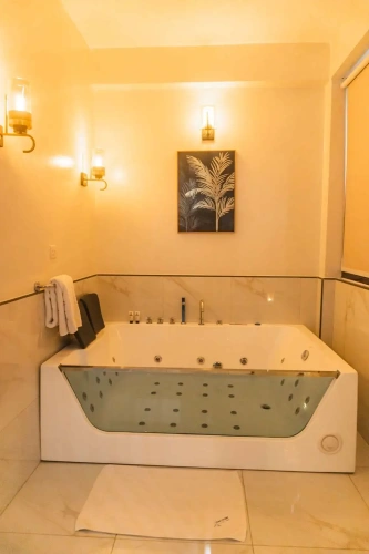 Double Suite with balcony and with pool view