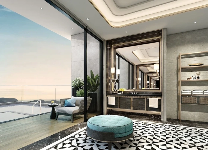 Standard Double Penthouse room with balcony