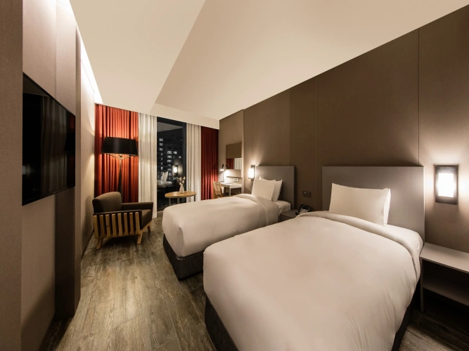 Deluxe Twin Family room