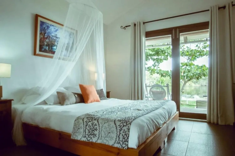 Suite with balcony and with river view