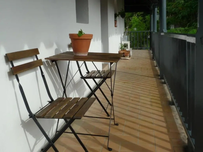Apartment with garden view