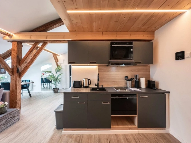 Standard Duplex room with balcony and with courtyard view