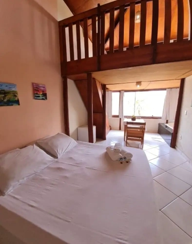 Deluxe Attic room with garden view