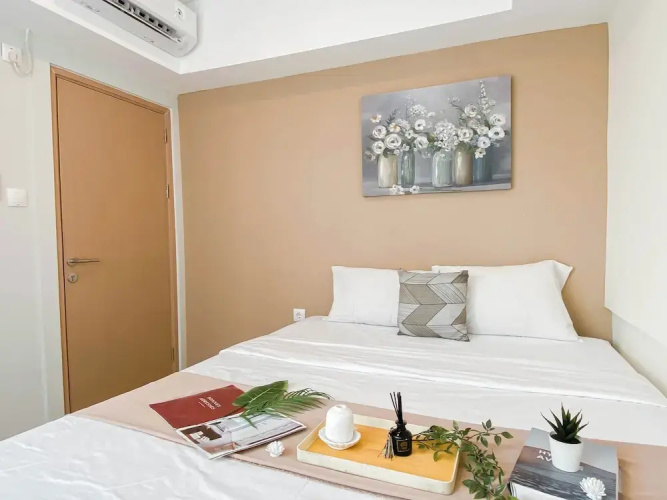 Modern 2Br At Meikarta Apartment Near Aeon Delta Mas