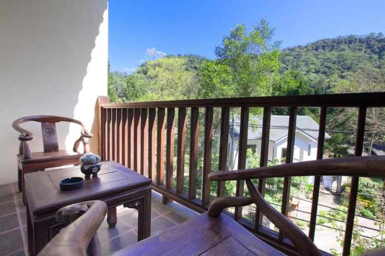 Standard Quadruple room with balcony and with view