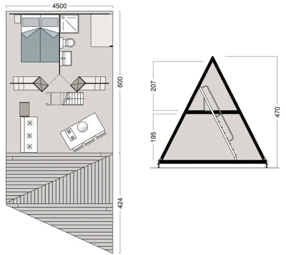 2 Bedrooms Tent