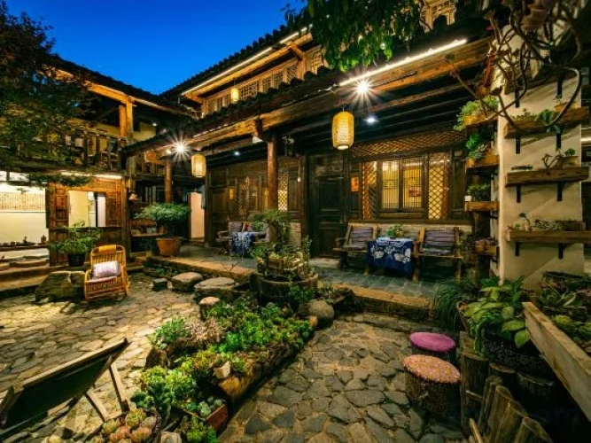 Outside