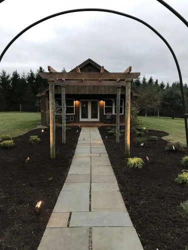Cottage with garden view