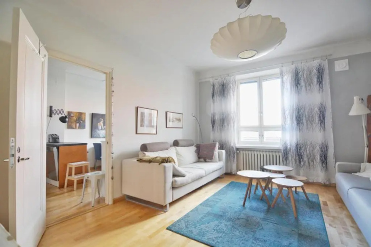 Self check-in: Kallio City apartment 50m2