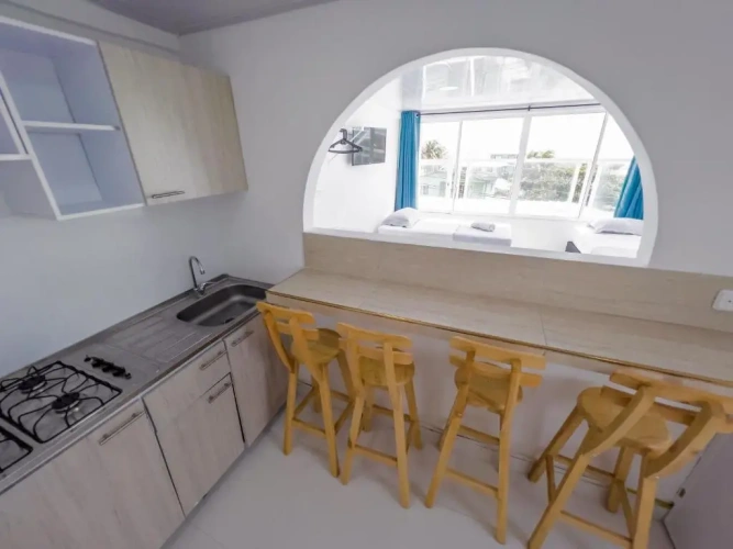 Studio with sea view