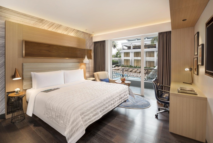 Classic Double room with balcony and with pool view