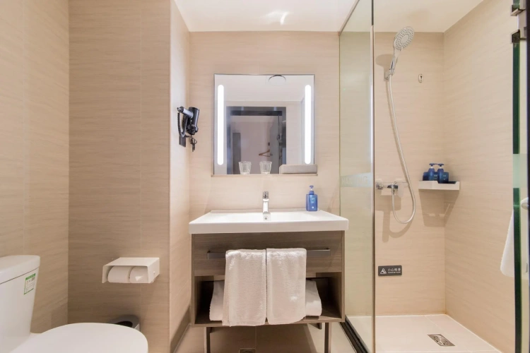 Standard Twin room with street view