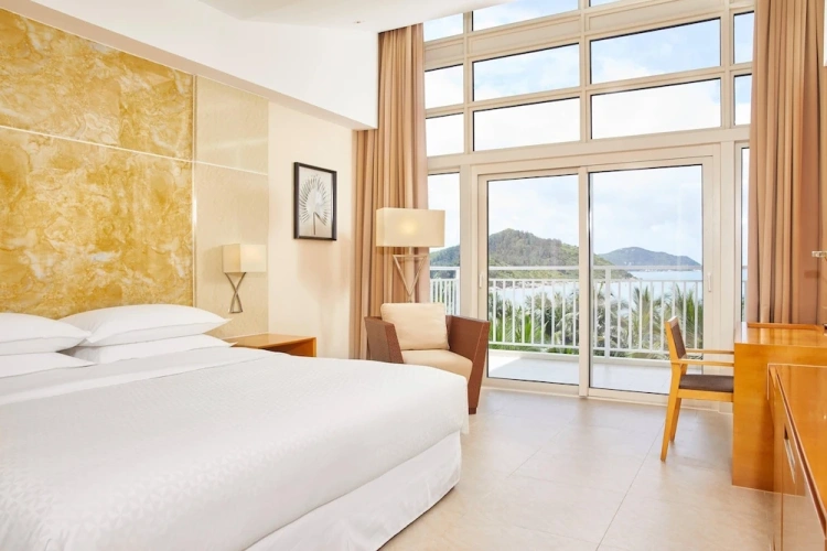 Standard Twin room with balcony and with ocean view