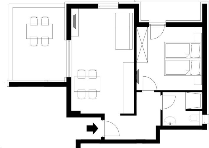 1 Bedroom Apartment with balcony