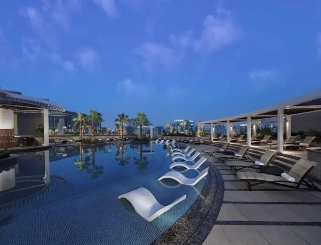 Manzil-Elegant 1BR Apt near Dubai Frame