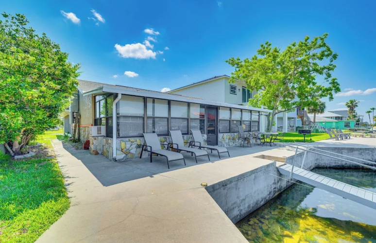 Waterfront Hernando Beach Home w/ Dock & Hot Tub!