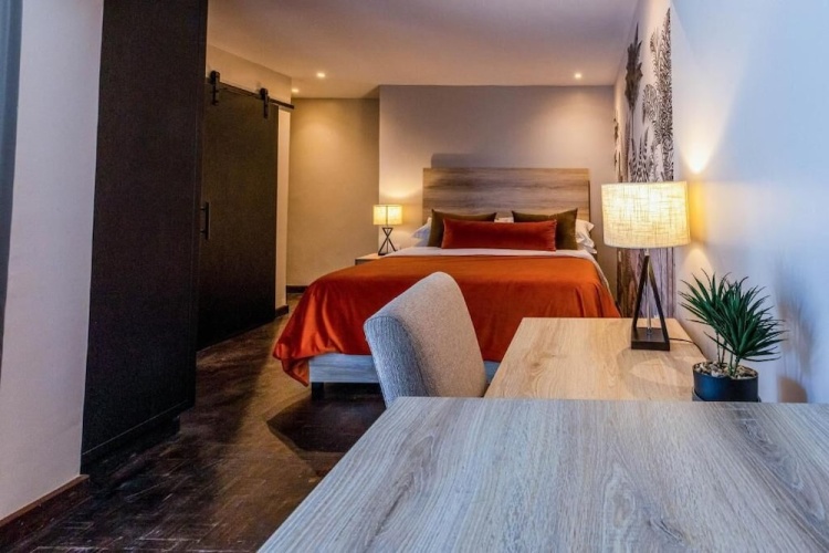 Deluxe Double room with balcony and with garden view