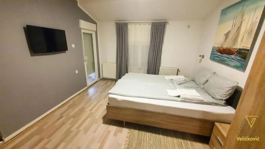 Studio with balcony