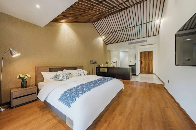 Comfort Double room with balcony and with land view
