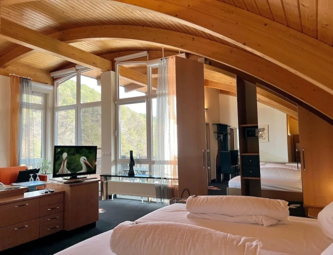 Deluxe Double Suite with balcony and with view