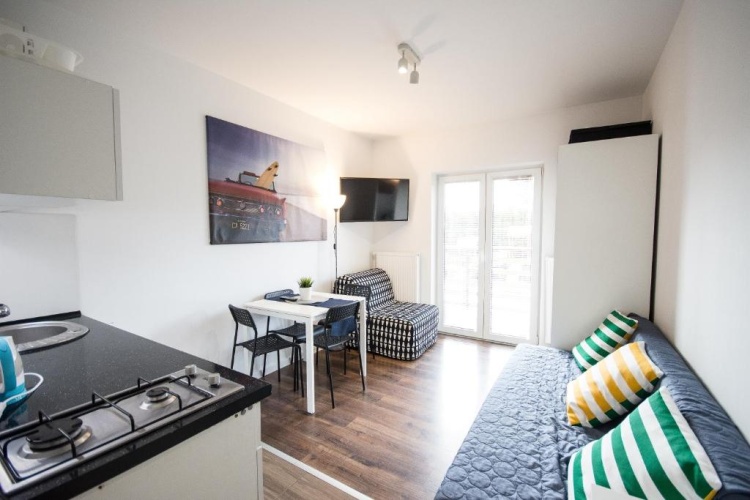 Apartment with garden view