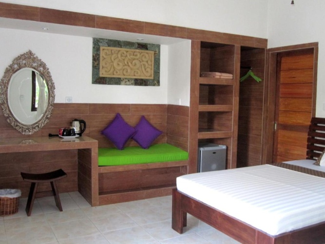 1 Bedroom Double Bungalow with garden view