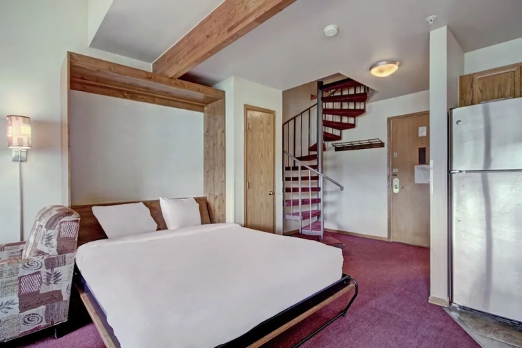 Studio with balcony