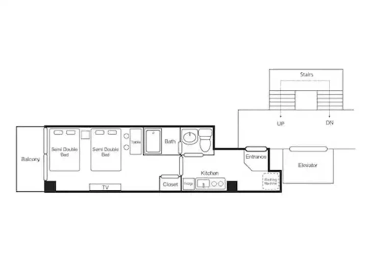 Standard Double room with balcony