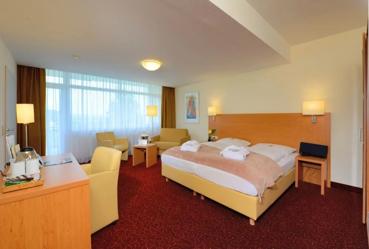 Deluxe Double room with balcony and with river view