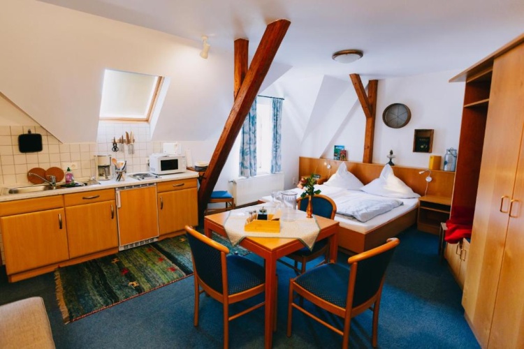 Double Studio with courtyard view