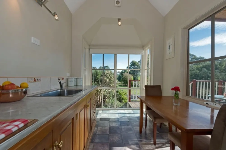 Cottage with balcony
